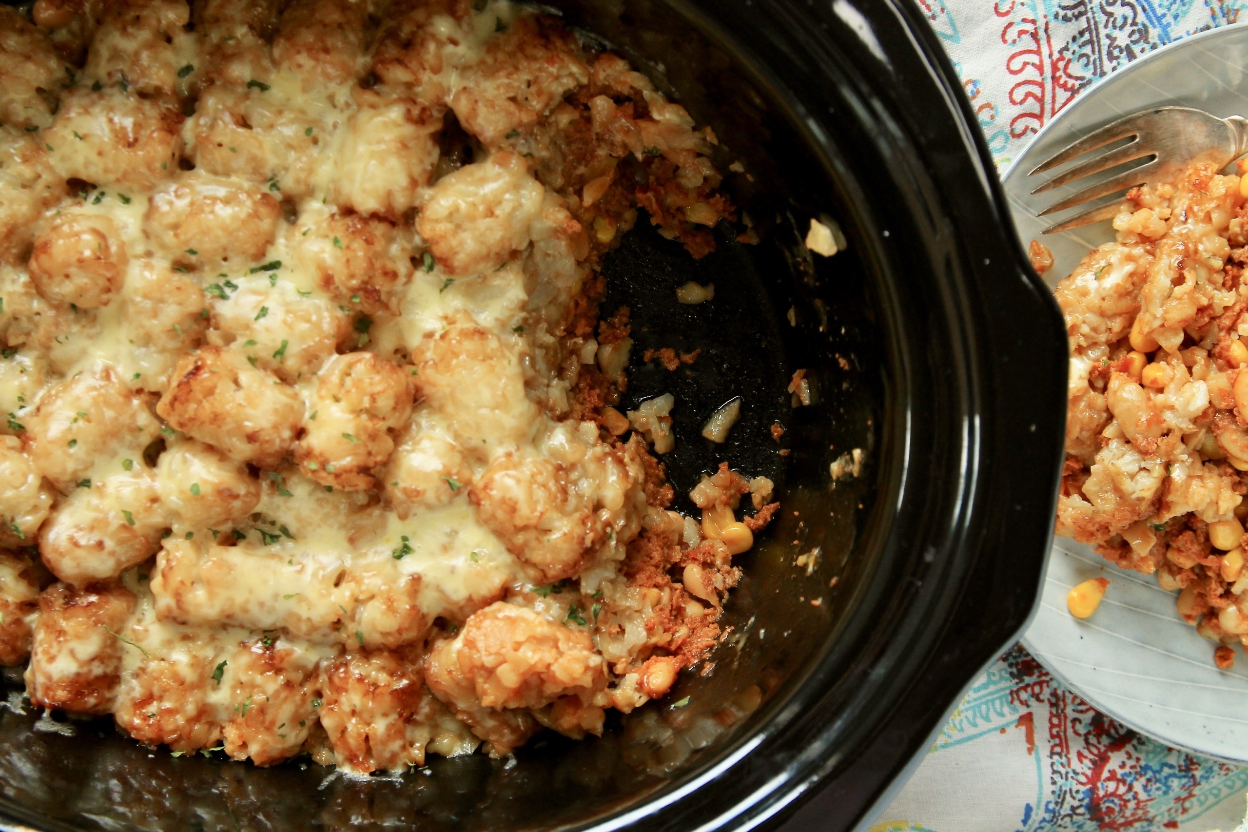 Slow Cooker Mexican Tot Dinner - C - 5 Dinners In 1 Hour
