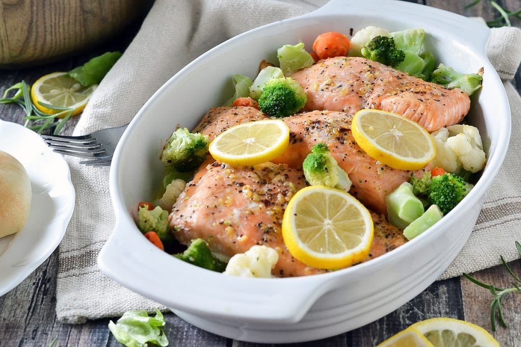 Light and Healthy Salmon Dinner - 5 Dinners In 1 Hour