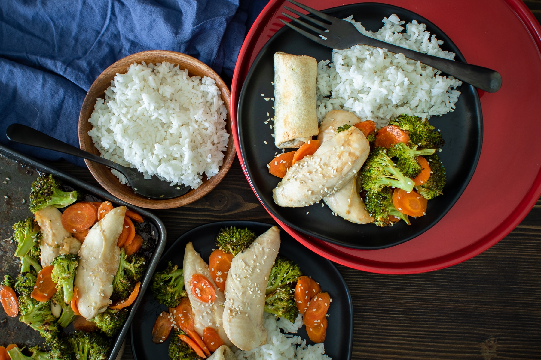 Sheet Pan Asian Chicken and Broccoli - C - 5 Dinners In 1 Hour