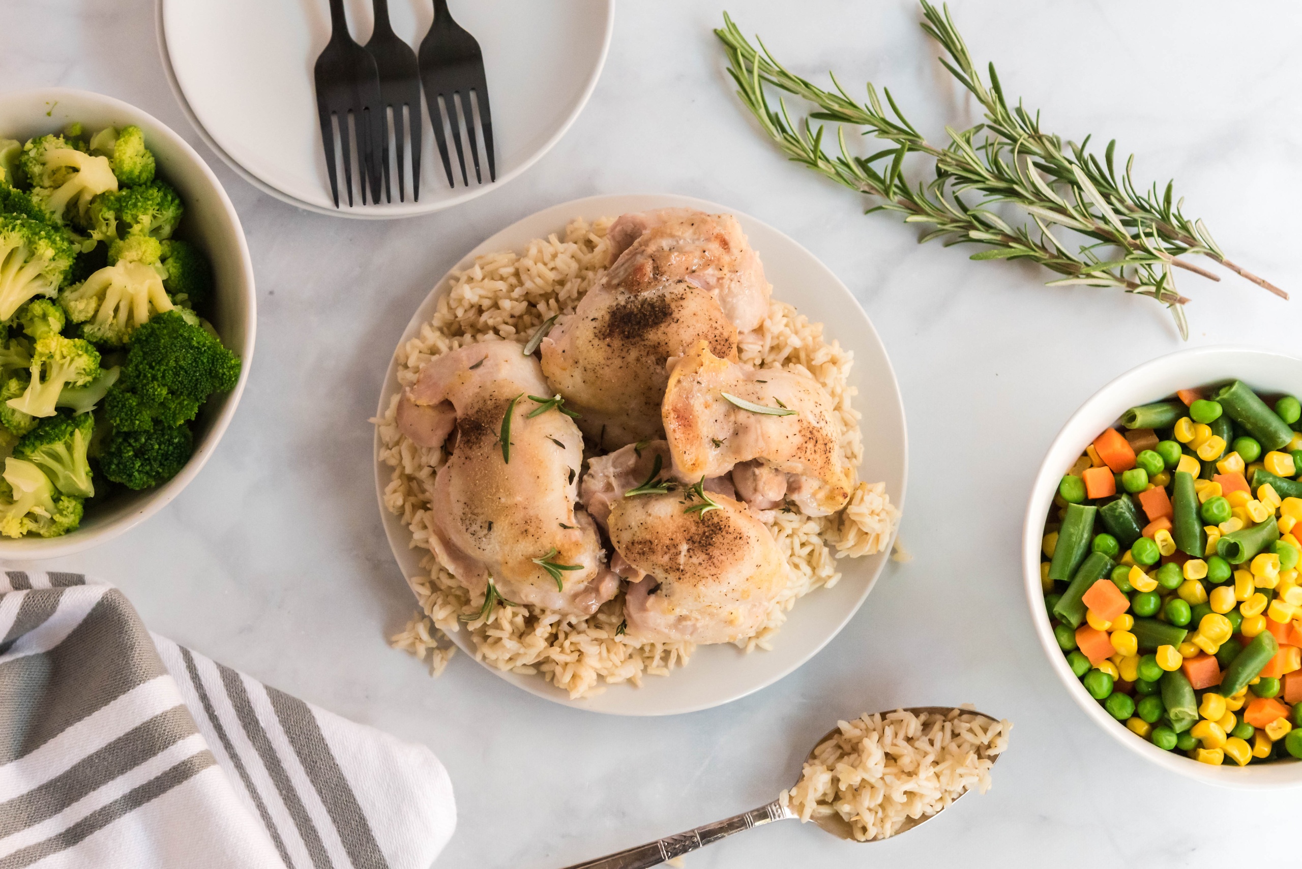 Slow Cooker Citrus Herb Chicken - CE - 5 Dinners In 1 Hour