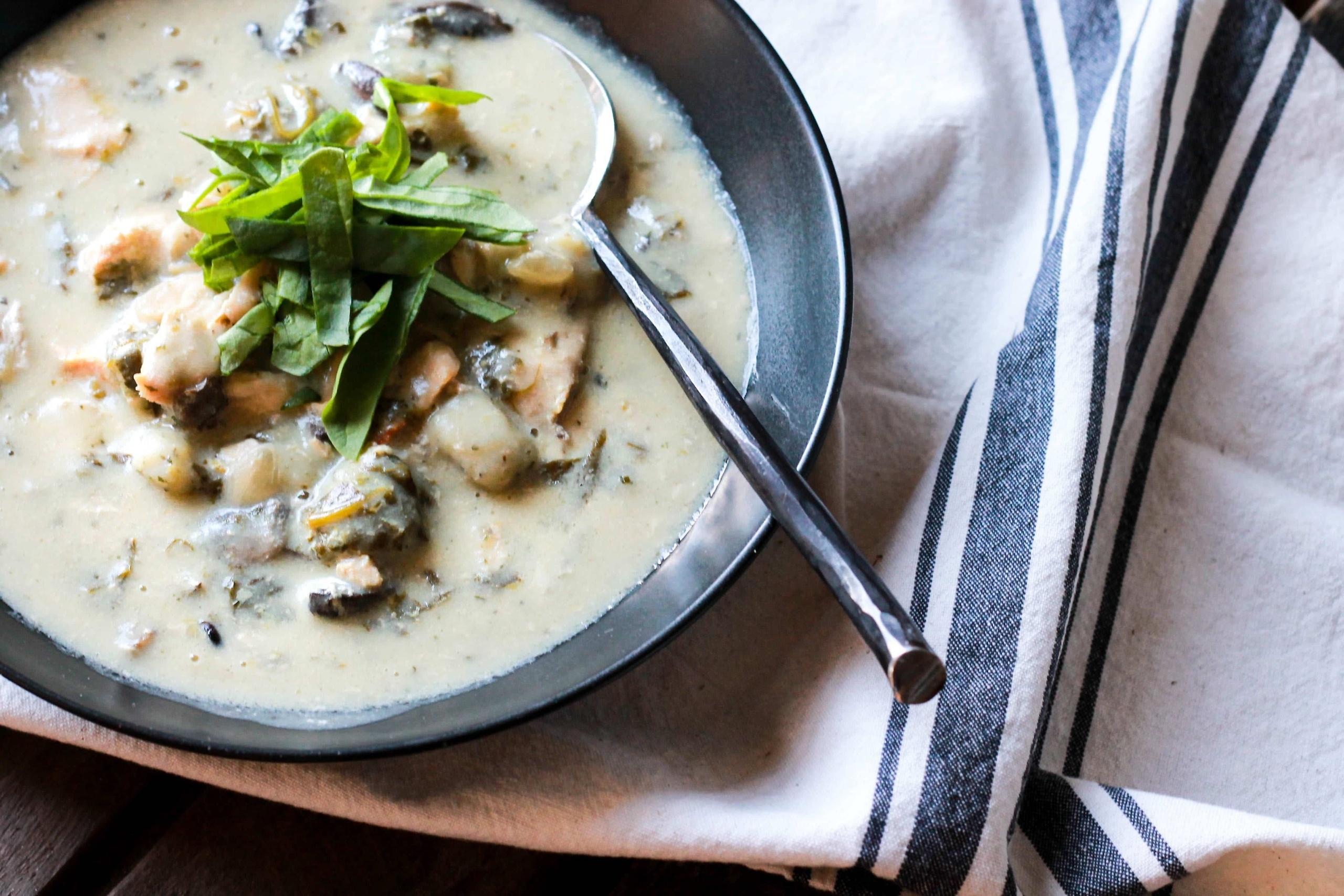 Slow Cooked Creamy Chicken Gnocchi - F - 5 Dinners In 1 Hour