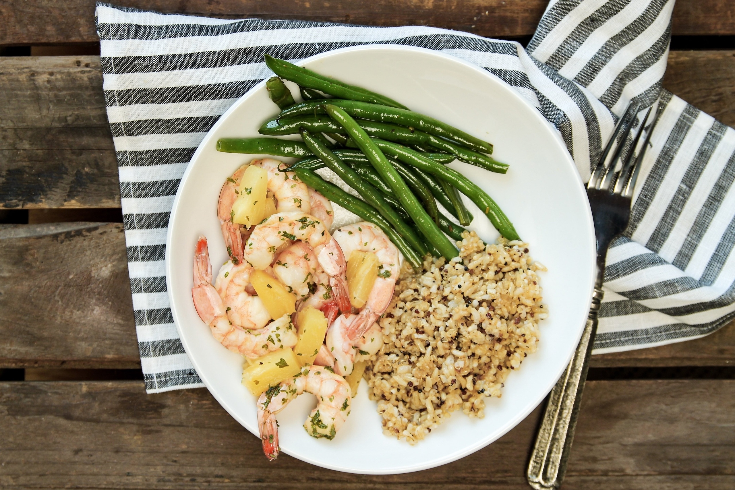 Shrimp and Pineapple UnKabobs - CE - 5 Dinners In 1 Hour