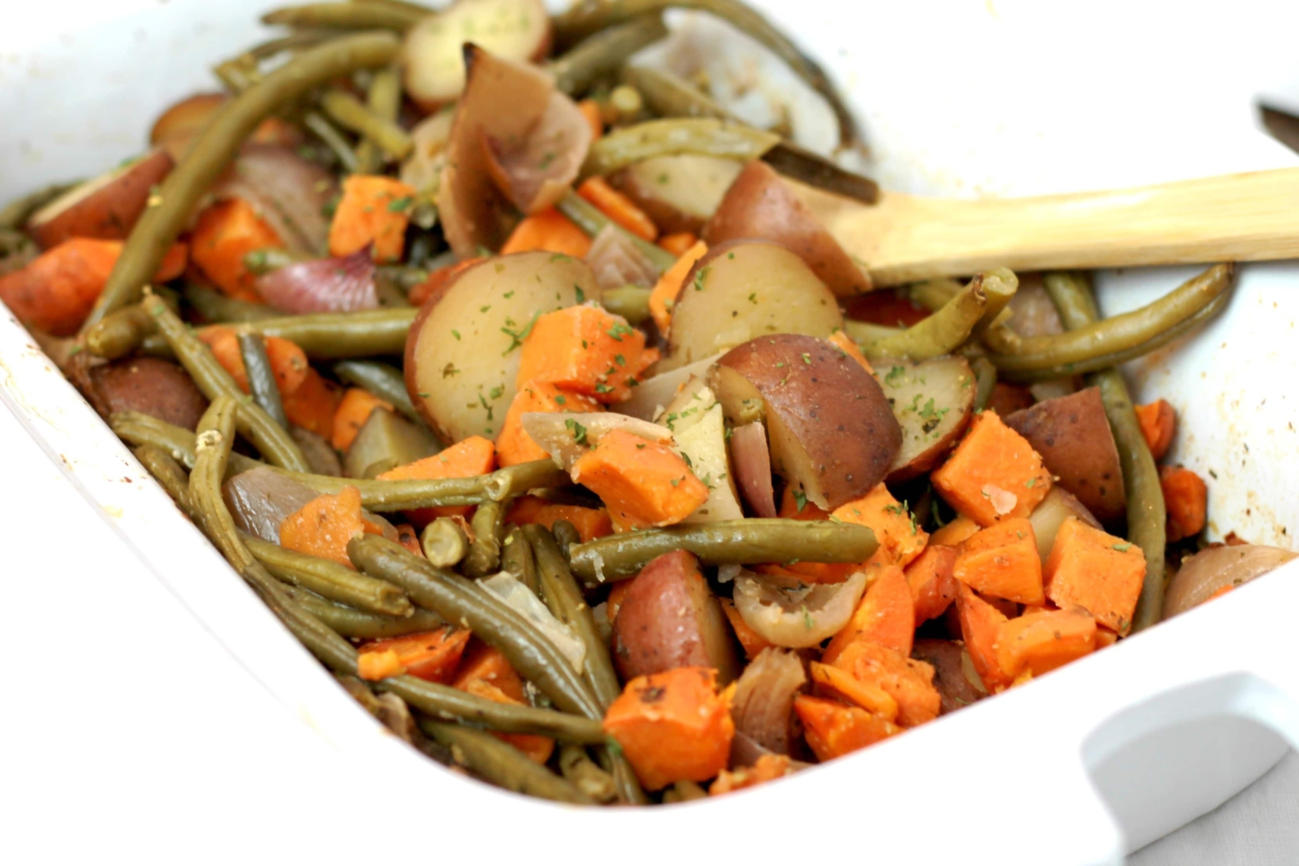 Slow Roasted Vegetables - 5 Dinners In 1 Hour