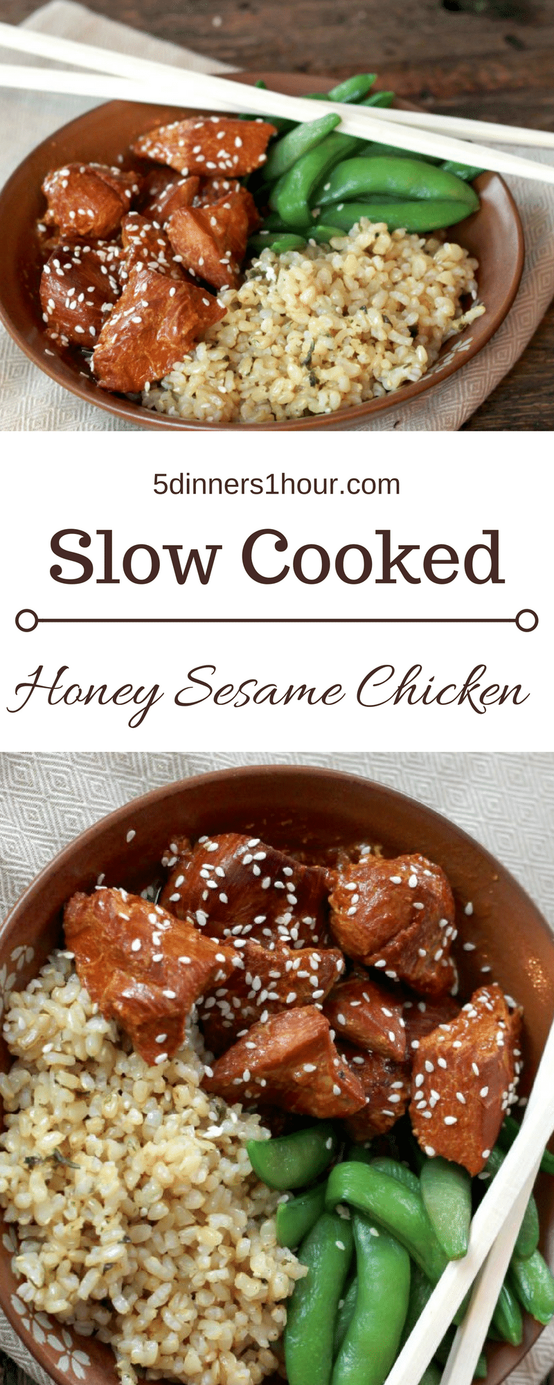Slow Cooker Honey Sesame Chicken - The Gunny Sack