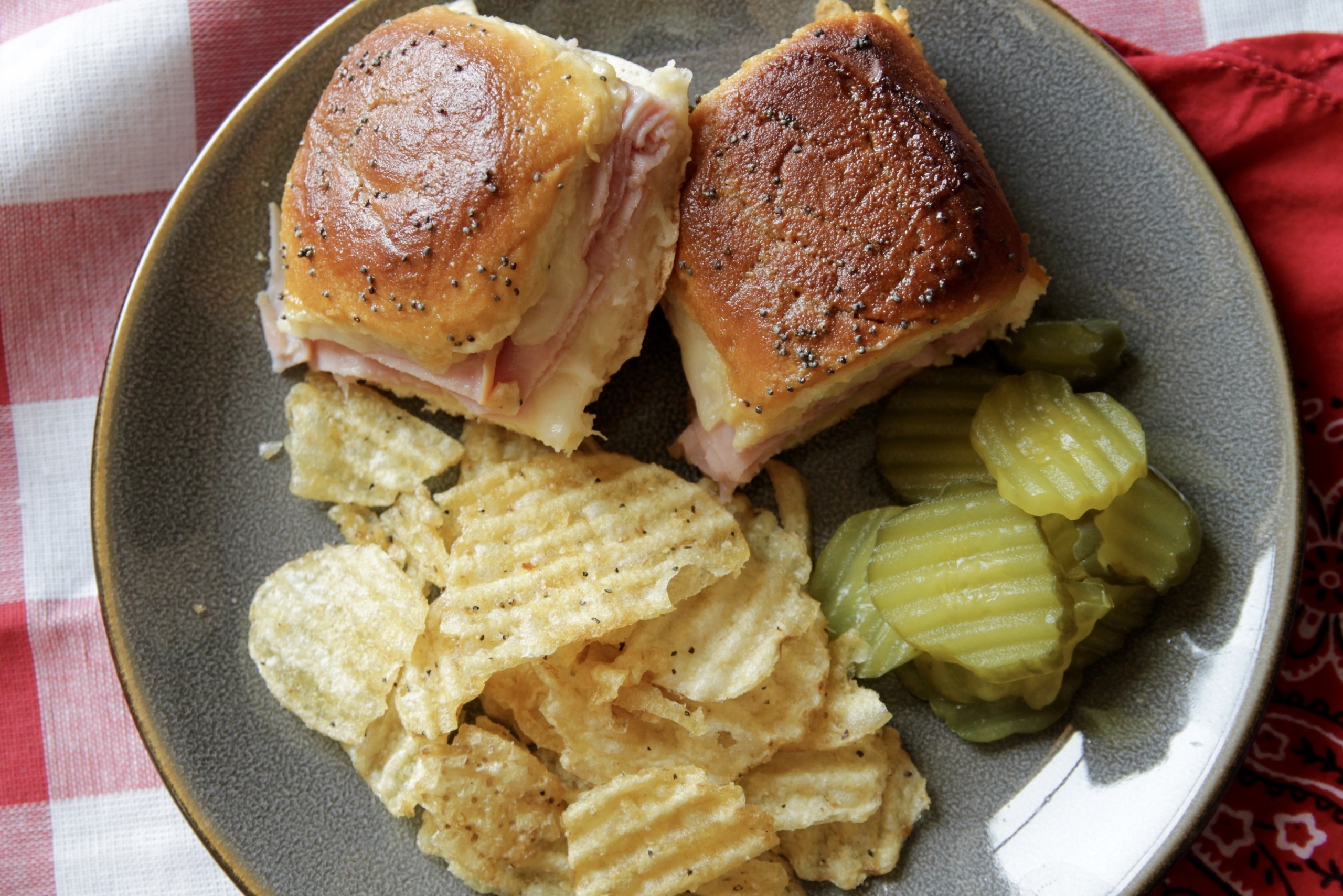 Baked Ham Pimento Cheese Sliders - C - 5 Dinners In 1 Hour