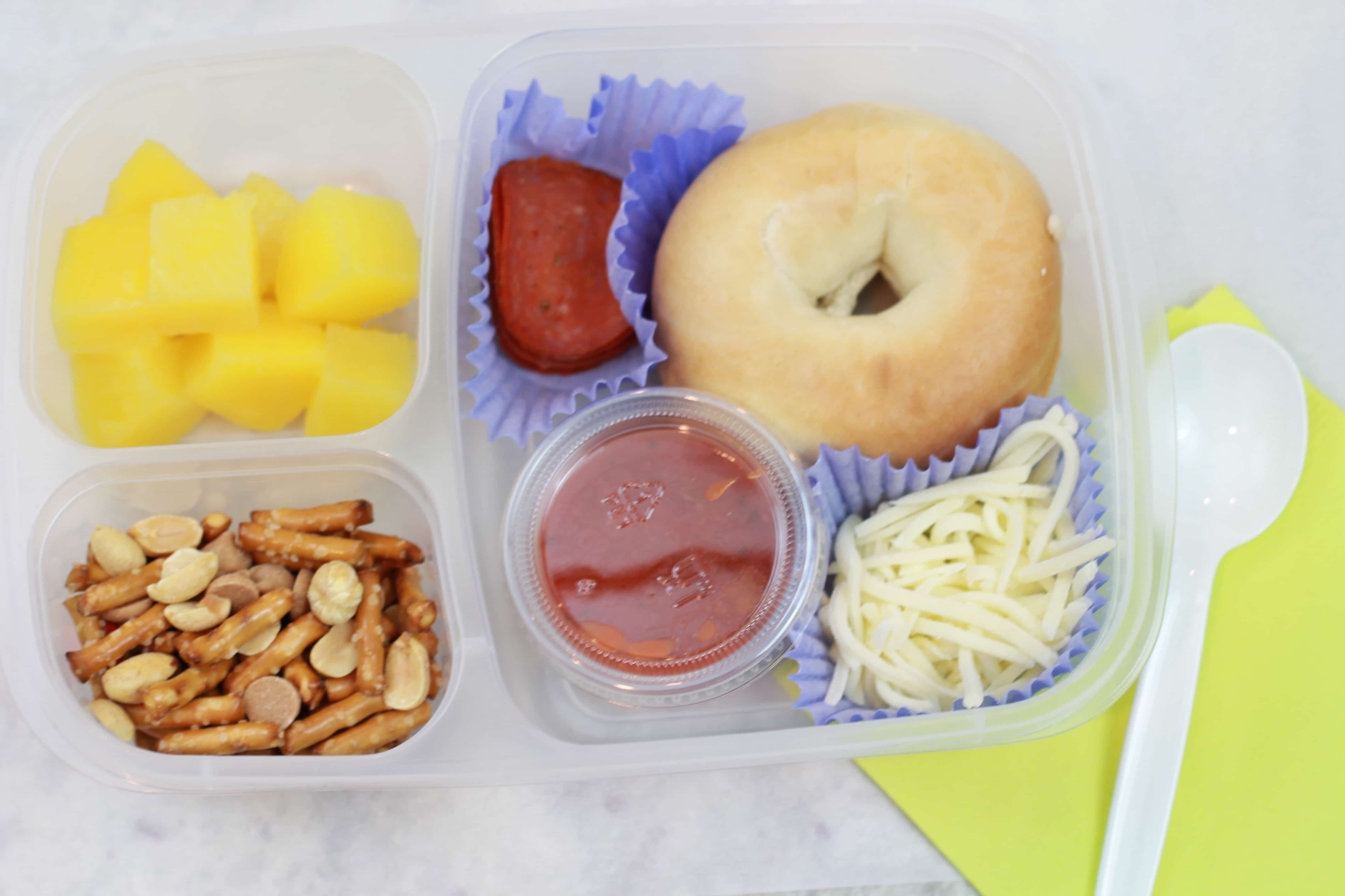 Pizza Bagel- T/TH - 5 Dinners In 1 Hour