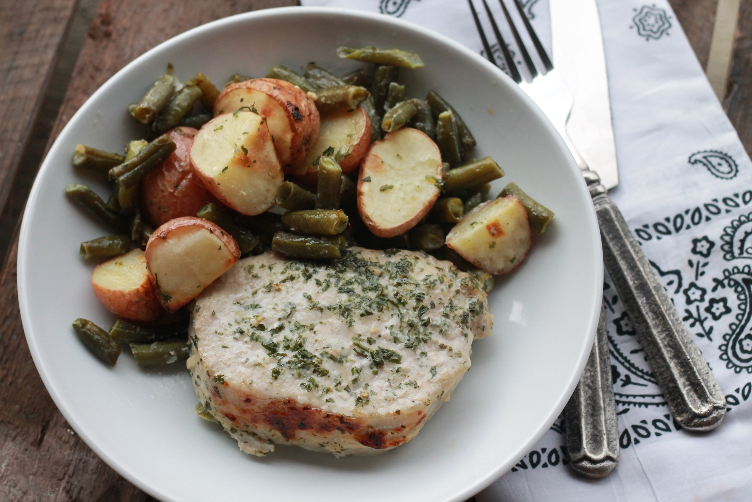 Ranch Pork Chop Dinner - B - 5 Dinners In 1 Hour