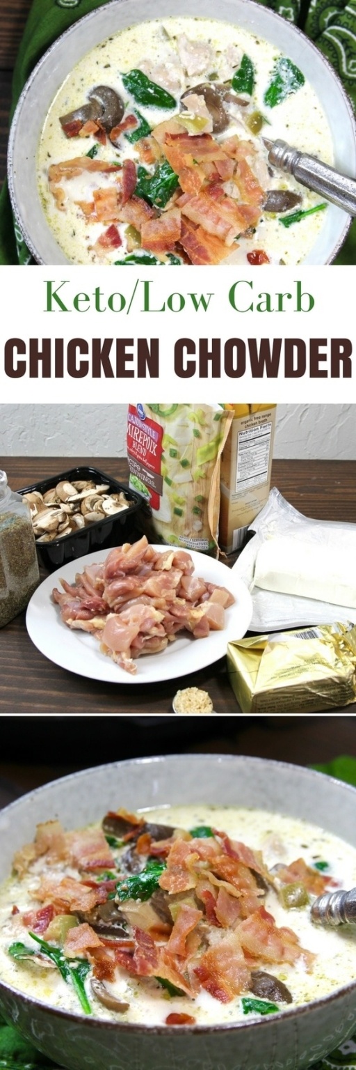 Keto Instant Pot Chicken Bacon Chowder 5 Dinners In 1 Hour