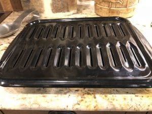 Broiler pan for the oven.