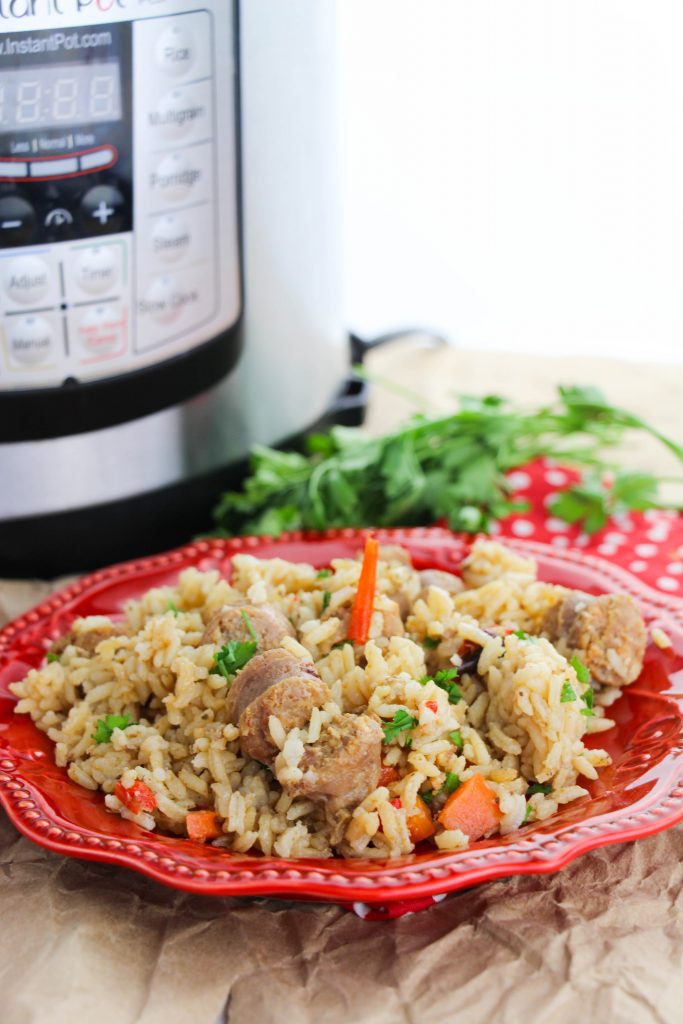 Instant Pot Cajun Sausage and Rice