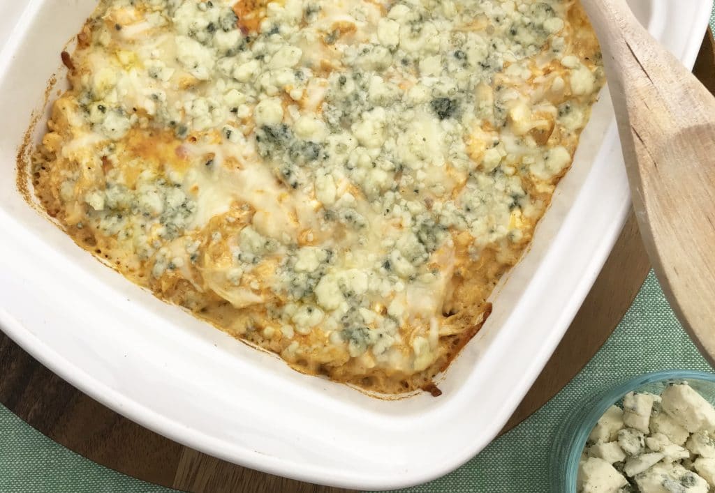 keto buffalo chicken casserole