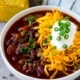 slow cooker chili from dinner at the zoo